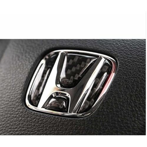 emblem honda carbon steering steer setir civic sedan HB crv turbo hrv