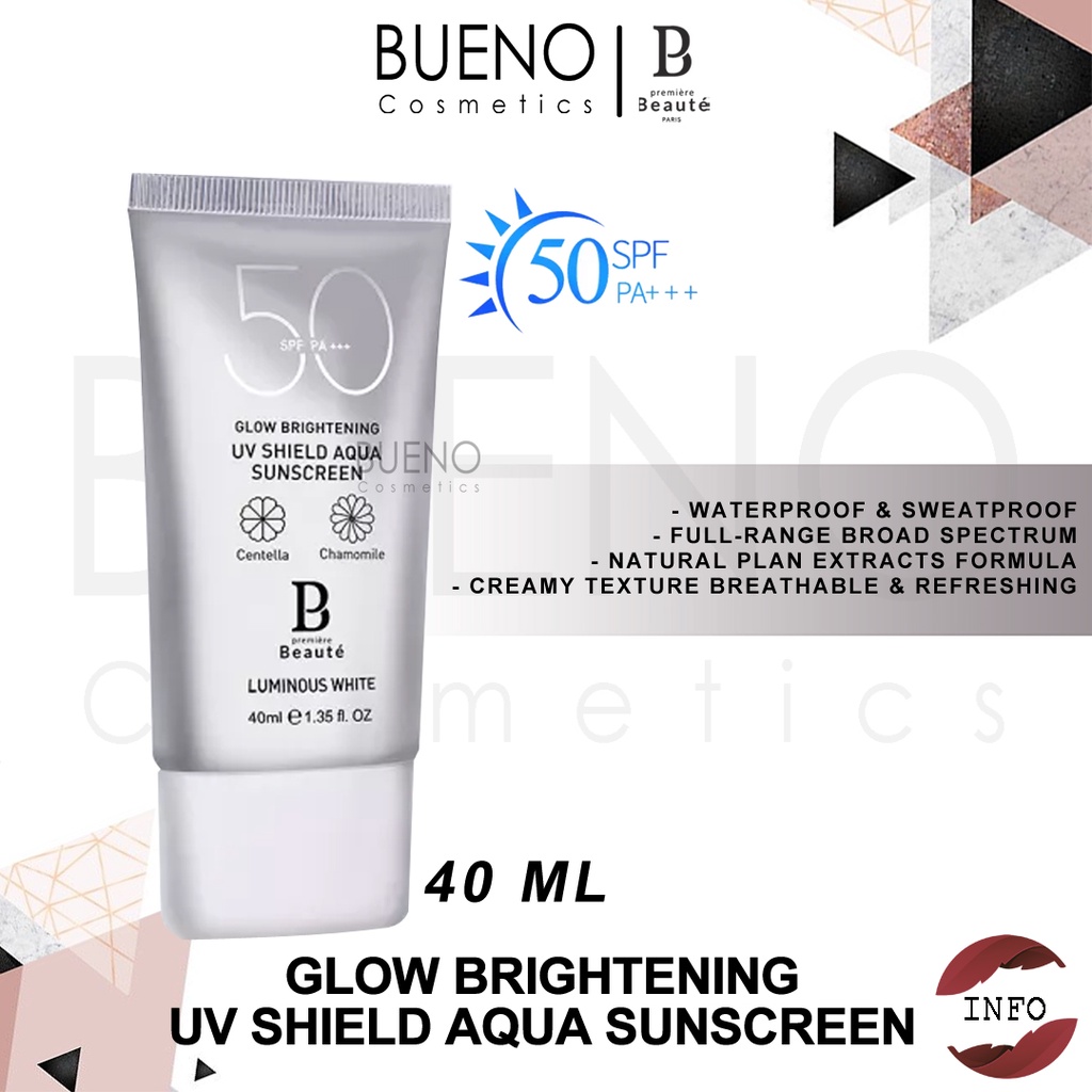 PREMIERE BEAUTE LUMINOUS UV SHIELD AQUA SUNSCREEN SPF 50+++ - TABIR SURYA | SUNBLOCK | SUNSCREN