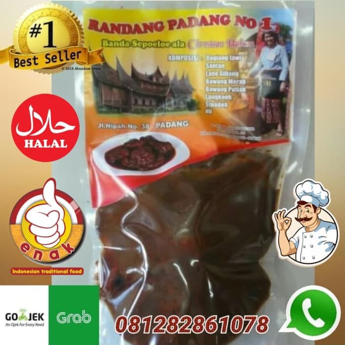 

RENDANG BASAH CHRISTINE HAKIM 500GR/ RANDANG DAGING/RANDANG PADANG SALE