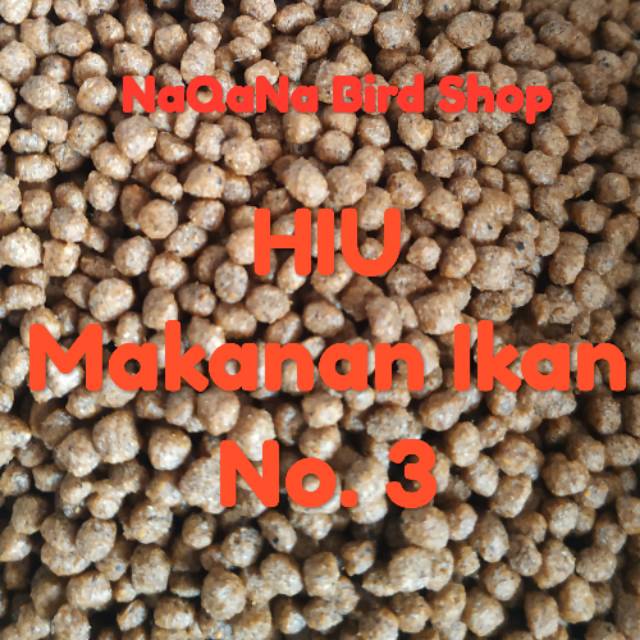 pelet lele apung Makanan Ikan Lele HIU no.3 1 kg pelet ikan lele