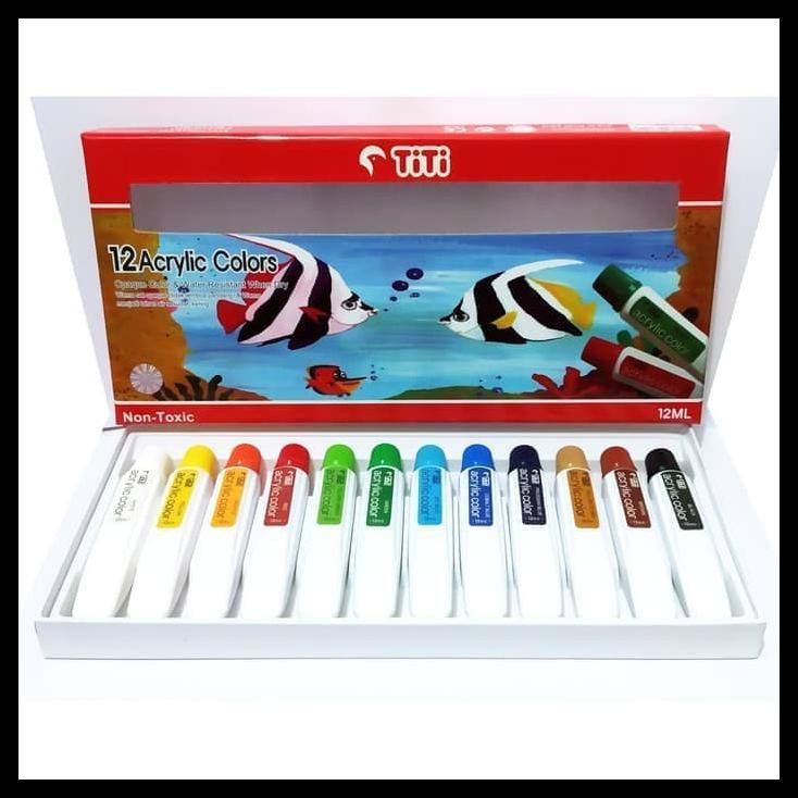 

Cat Acrilic/ Titi Acrilic Ac-12Ml/ 12 Warna/