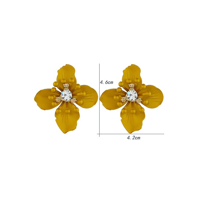 LRC Anting Tusuk Fashion Flower Earrings F6713X