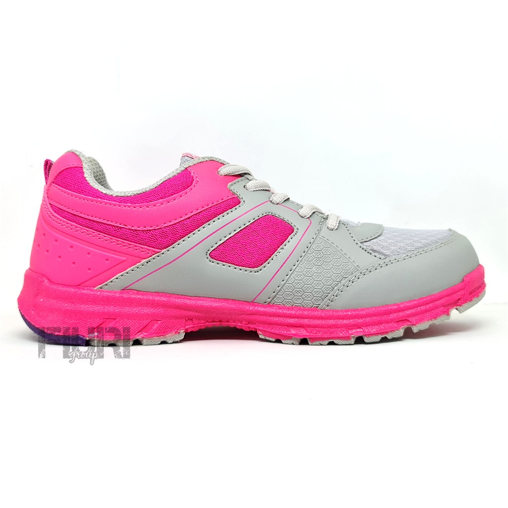 FIURI - Pro ATT Original - LG 456 Pink 37-41- Sepatu Kets Wanita - Sepatu Sneakers Wanita - Sepatu Olahraga Sport Wanita - Sepatu Casual - Sepatu Jogging Lari Fitness Gym Senam Wanita - Sepatu Cewek - Sepatu Sekolah Bertali SD SMP SMA