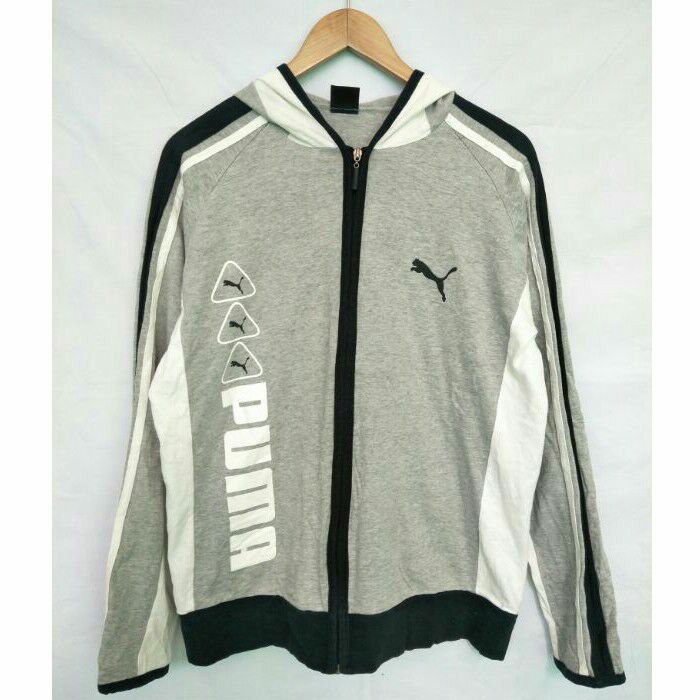 jaket zipper hoodie puma second original abu2