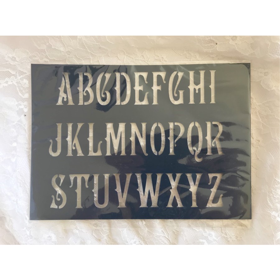 Aneka Stencil Alphabet Huruf