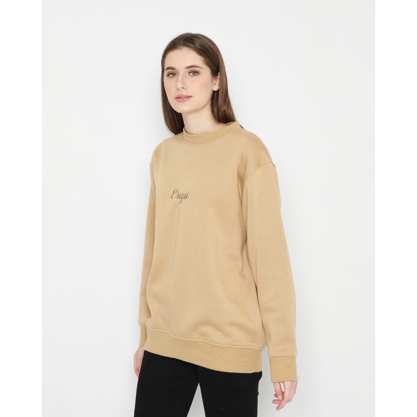 Baju Kaos Jacket Hoodie Flanel Erigo Sweatshirt Yata Camel Original Keren