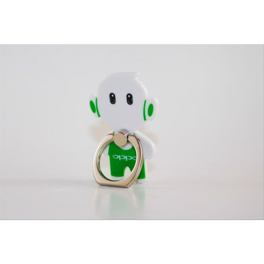 [ Isi 3pcs ] Ring Hp Stand Holder Karakter Maskot Oppo Vivo