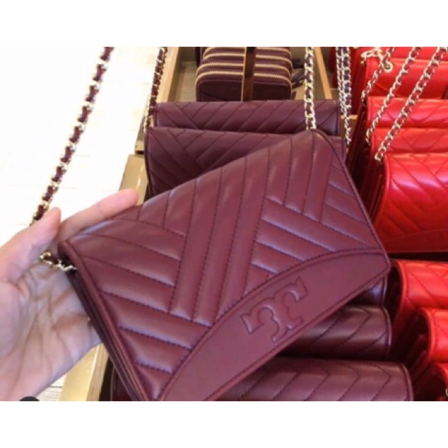 TERMURAH Tory burch Alexa flat crossbody clutch  ORIGINAL