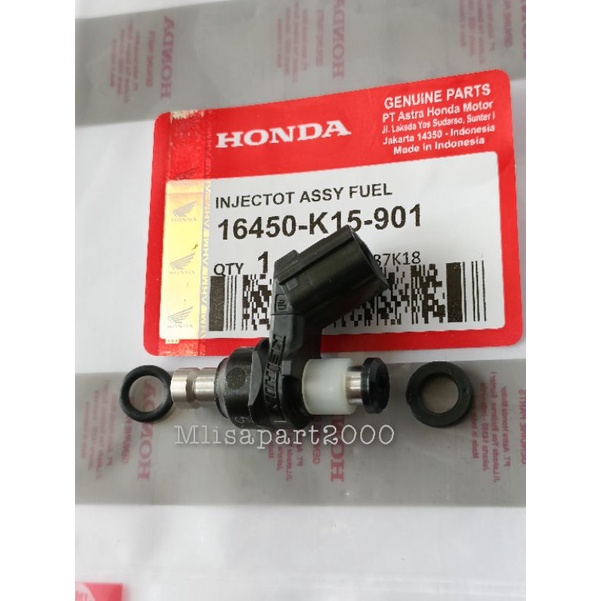 injektor ORI Honda resmi AHM K15 Hole 8+Sil Honda Cb150R Old - Cbr150 Old - Cb150 New Led - Cbr150 N