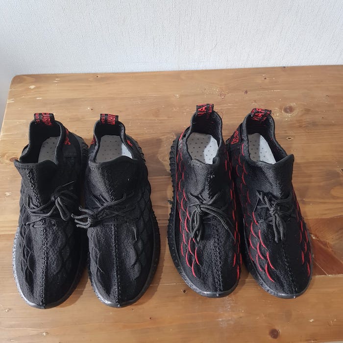 RYX - Abyss Red Sepatu Sneakers Tali Pria Fashion Casual / Olahraga (NO BOX) - Ori Import