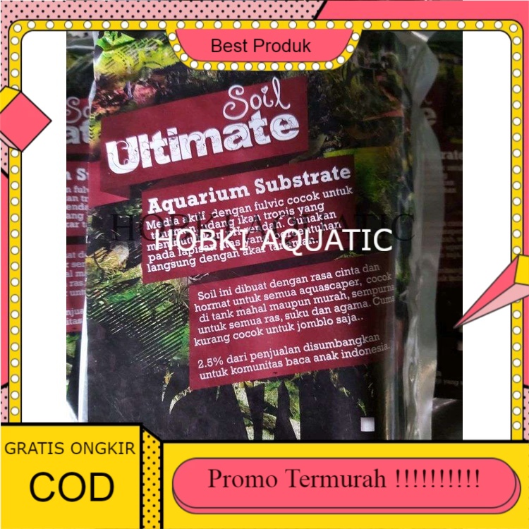 Soil Ultimate Media Tanaman Aquascape UltimateSoil 1 Kg termurah bisa cod