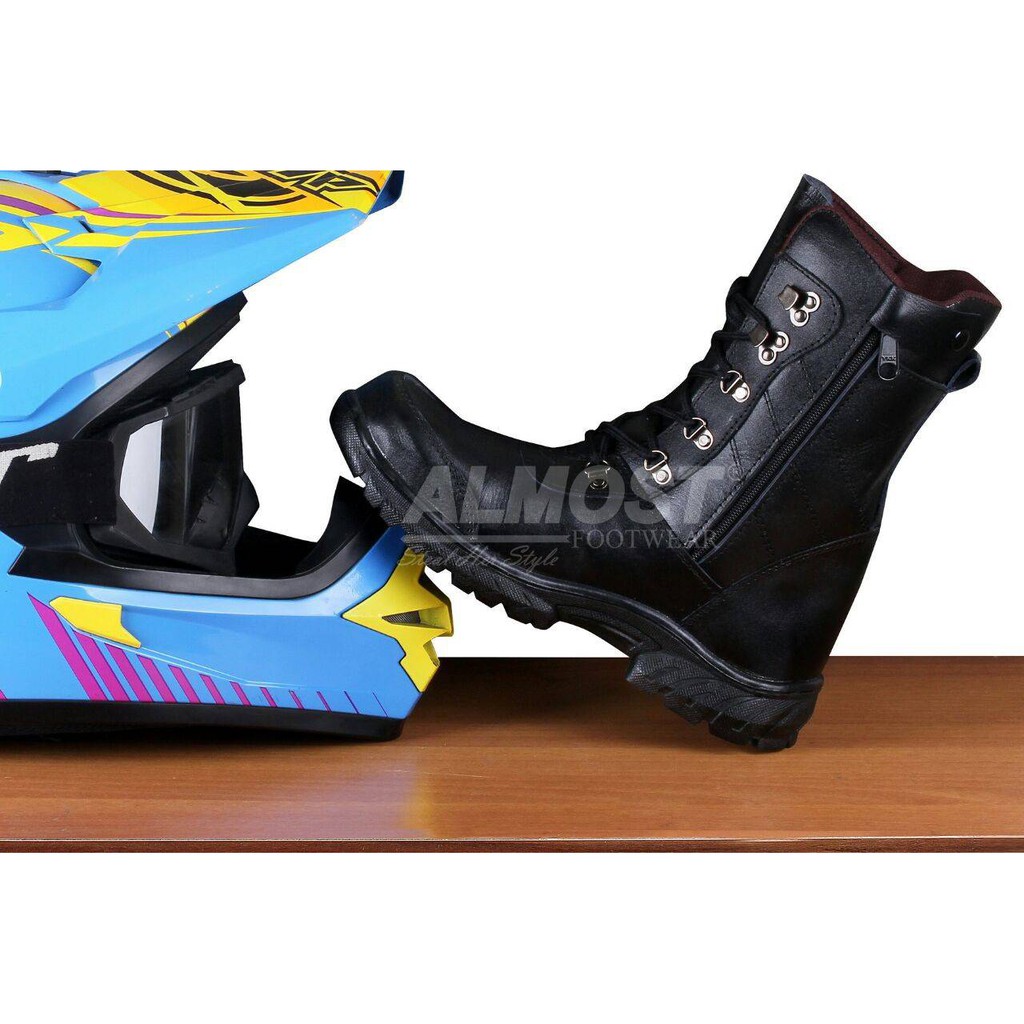 Sepatu Boots Pria Original Almost PDL Venom Kulit Safety