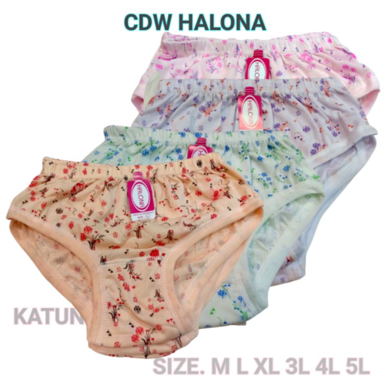 HALONA | CELANA DALAM WANITA MAXY CLASSIC | CD WANITA TEBAL BAHAN ADEM NYAMAN DI PAKAI