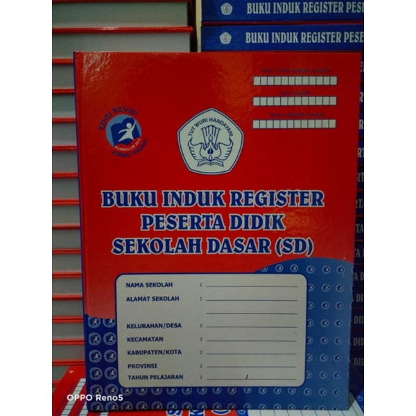 

Buku induk register peserta didik sekolah dasar (SD)