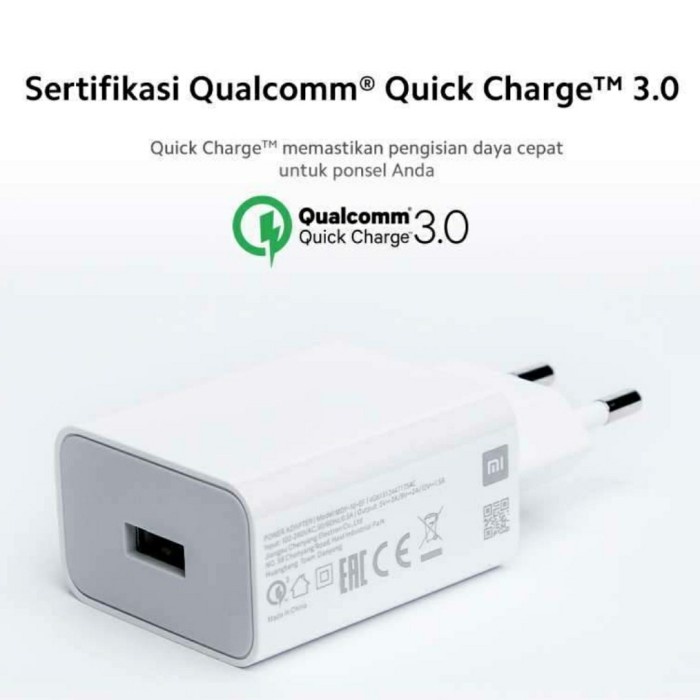HANDPHONE & TABLET AKSESORIS HANDPHONE CHARGER XIAOMI ORIGINAL 3A TYPE C / CHARGER XIAOMI MI A1 / MI