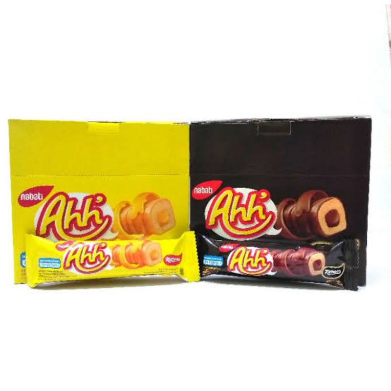 

Richeese Ahh Triple Cheese wafer keju roll ahh keju dan coklat isi 20pcs