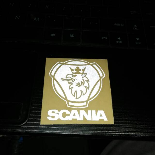 

sticker stiker bus bis logo scania