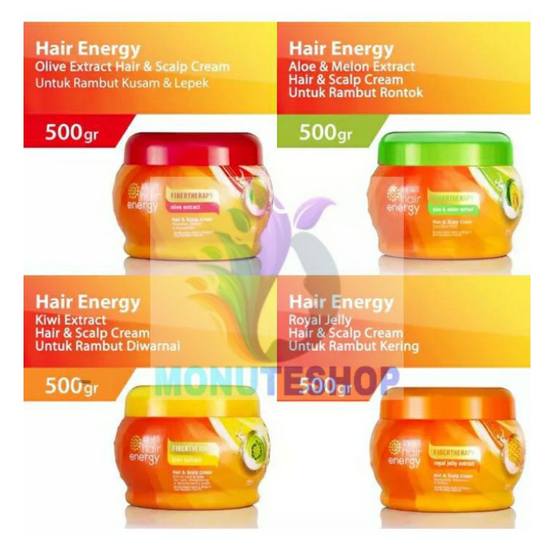 Makarizo Hair Energy Hair & Scalp Cream / Creambath 500gr