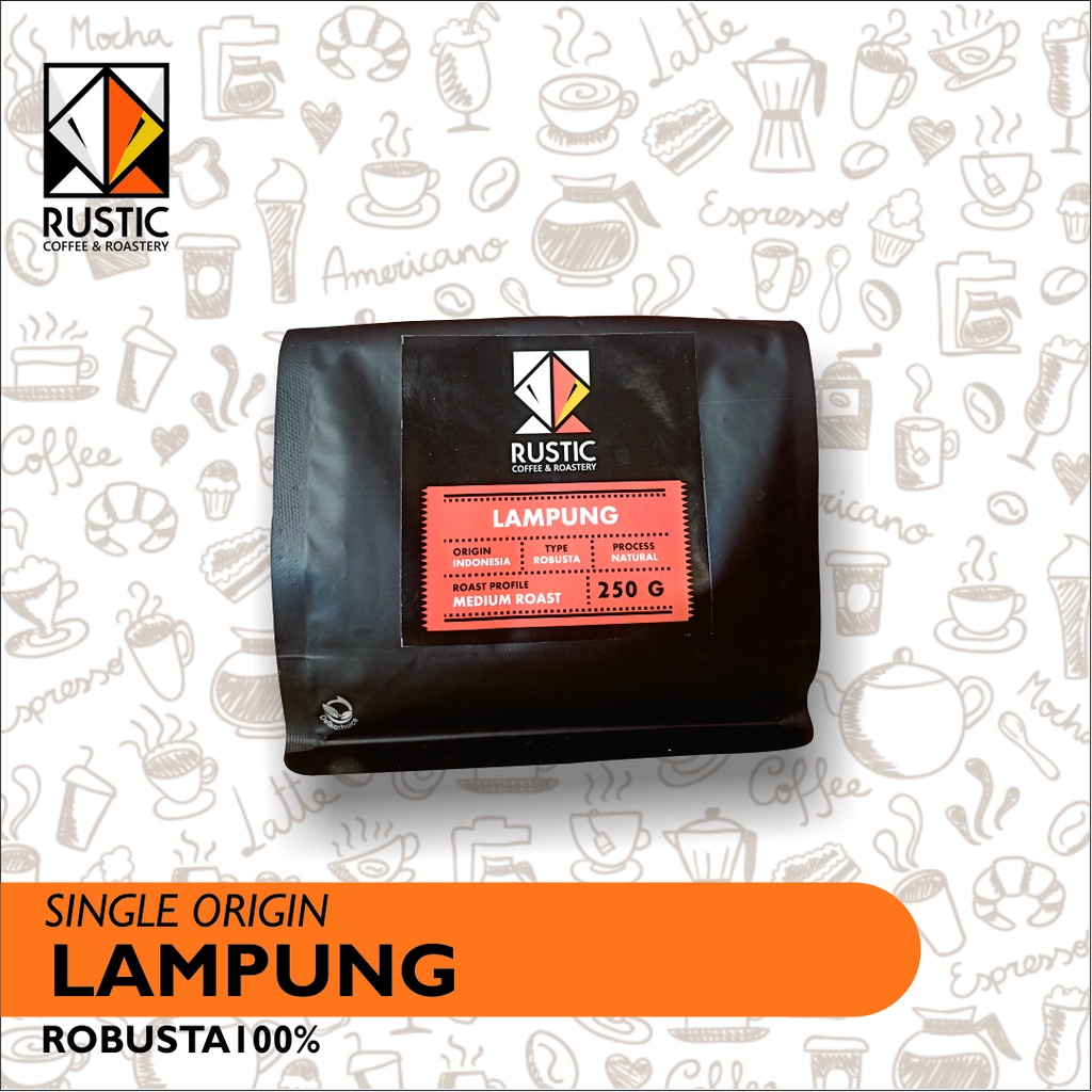 

Rustic Kopi Robusta Lampung 250 gram