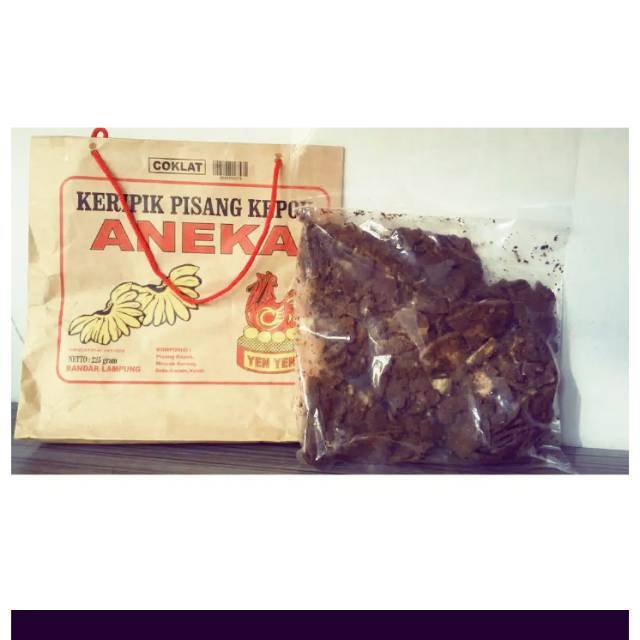 

Keripik pisang Lampung.