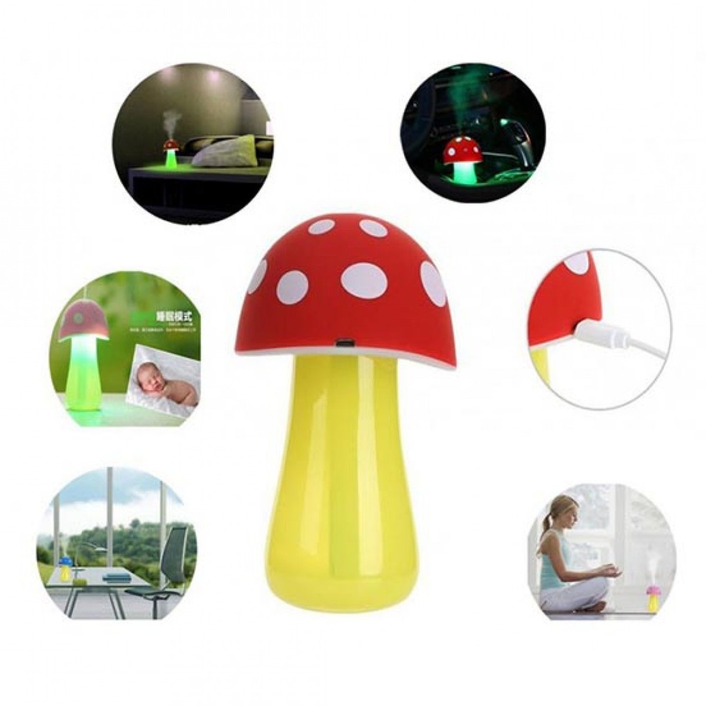 Mushroom Lamp Humidifier dan Lampu