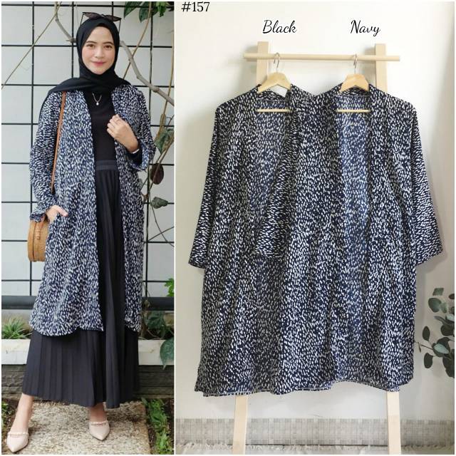Outer Jayne Abstract Printed Cardigan