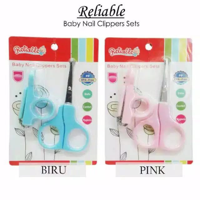 MOMS_ Gunting Kuku Bayi Reliable 2in1 /Baby Nail Clipper