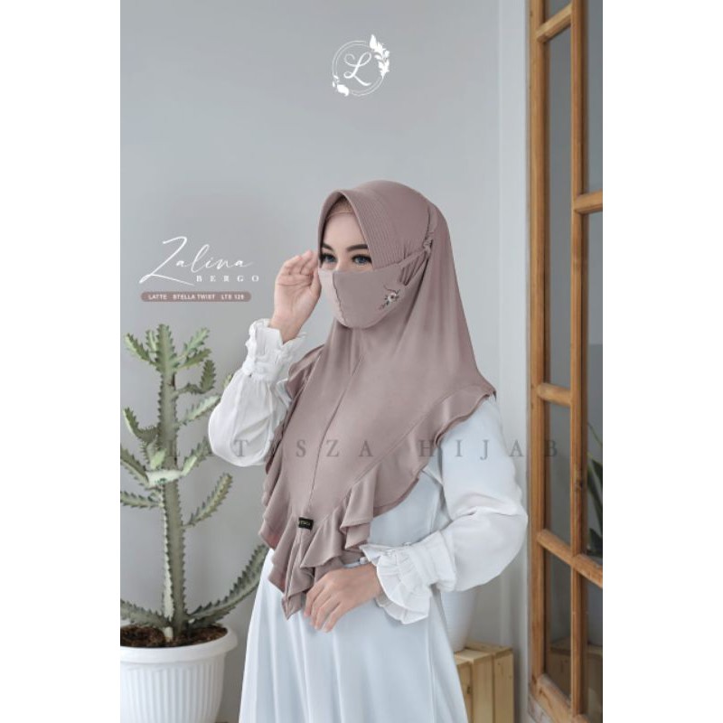 HIJAB MASKER TERBARU ZALINA BERGO BY LATISZA HIJAB
