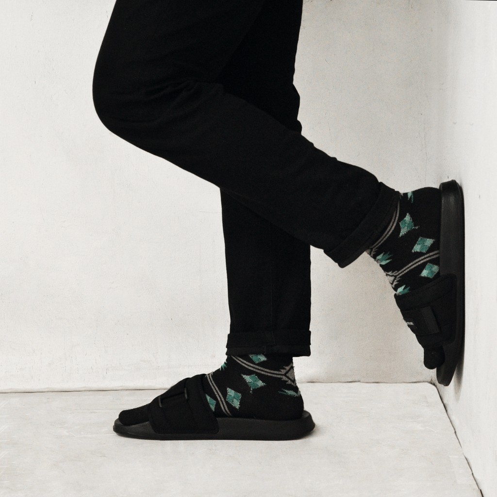 Crousel Sandal slop Casual \ Unisex - Santos Full Black-7