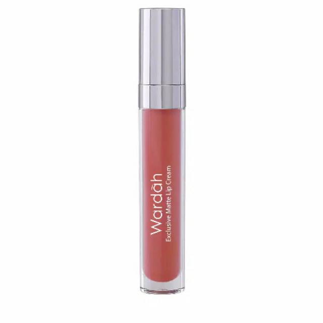 Wardah Exclusive Matte Lip Cream Shade Warna No. 17 Rosy Cheek Lipcream Lipstick Lipstik Cair Awet T