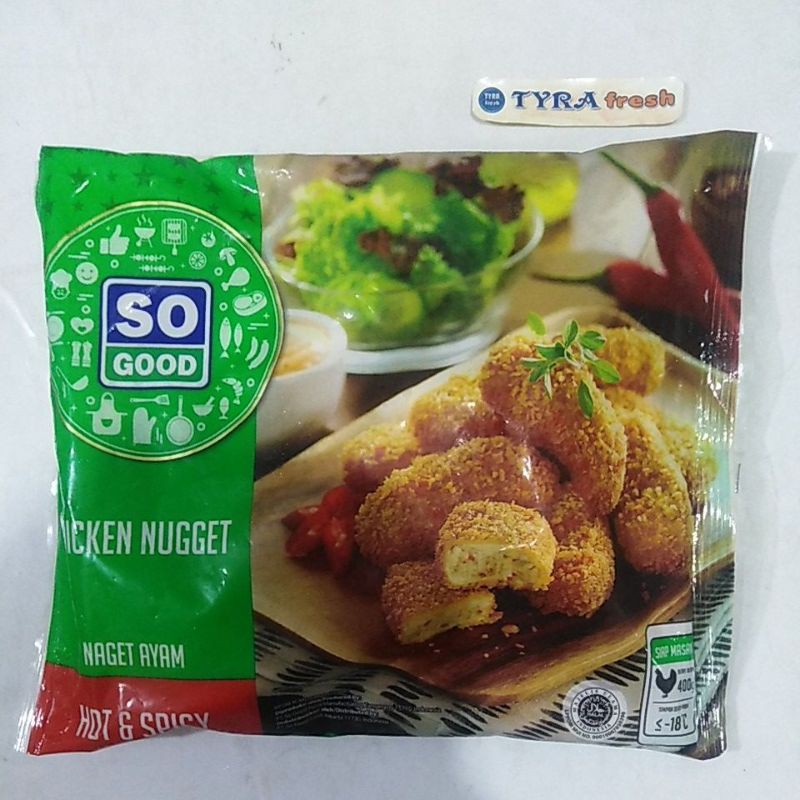 

So Good Chiken Nugget Hot & Spicy 400gr