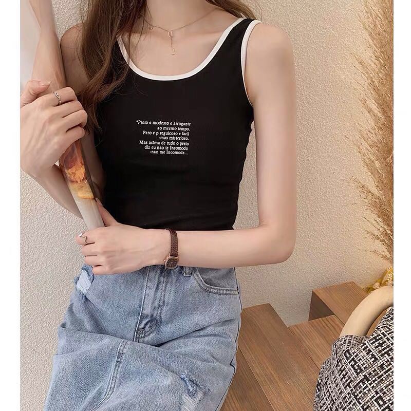 korean sleeveless top