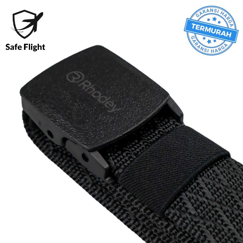 TERMURAH Ikat Pinggang Anti Xray Metal Detector Tactical Gesper Nylon Belt Sabuk Pria