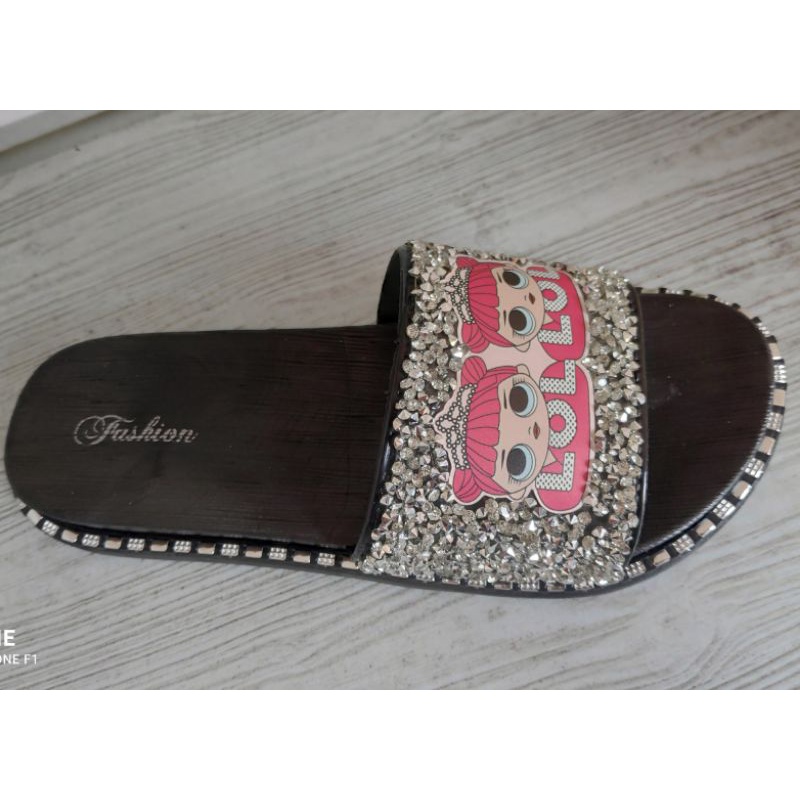 SANDAL ANAK Tanggung kokop muka bling-bling