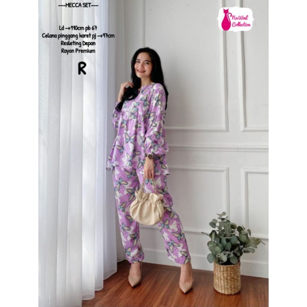 Mecca Set Setelan Rayon Premium