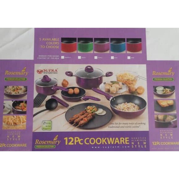 PANCI SET SUPRA ROSEMARY 12 PCS GOSEND
