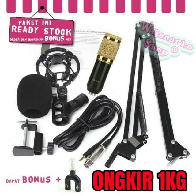 Paket Rekaman 1 / Karaoke Smule Taffware Mic Kondenser