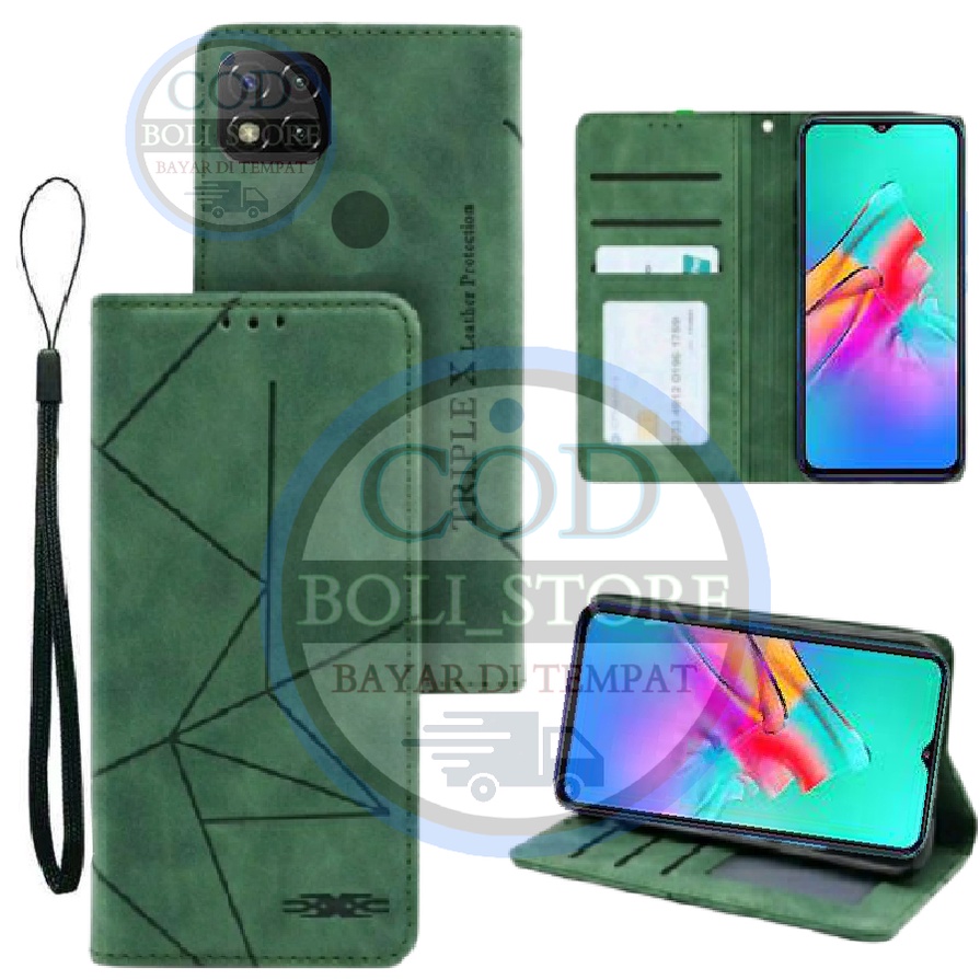 Case HP XIAOMI REDMI 9C Motif  Dompet Casing HP Flip Motif Wallet Leather Cover