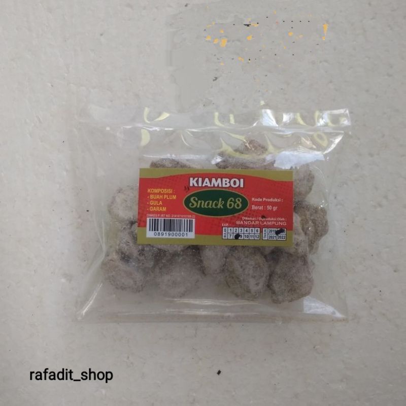 

Manisan Buah Kiamboi Khas Lampung Netto. 50Gram