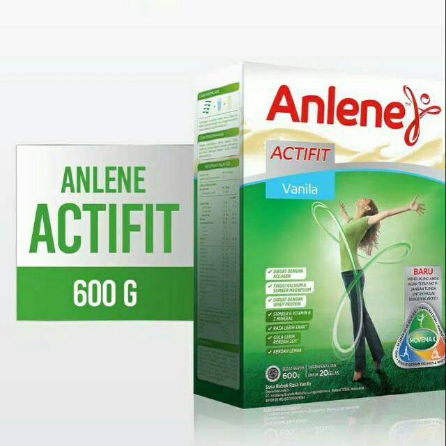 

Anlene actifit rasa Vanila 600gr