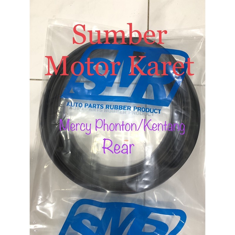 Karet Kaca Belakang Mobil Mercy Ponton/Mercy Kentang