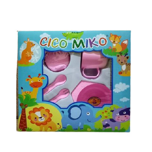 Feeding Set CIKO MIKO Kecil l Peralatan Makan Bayi Cico Miko