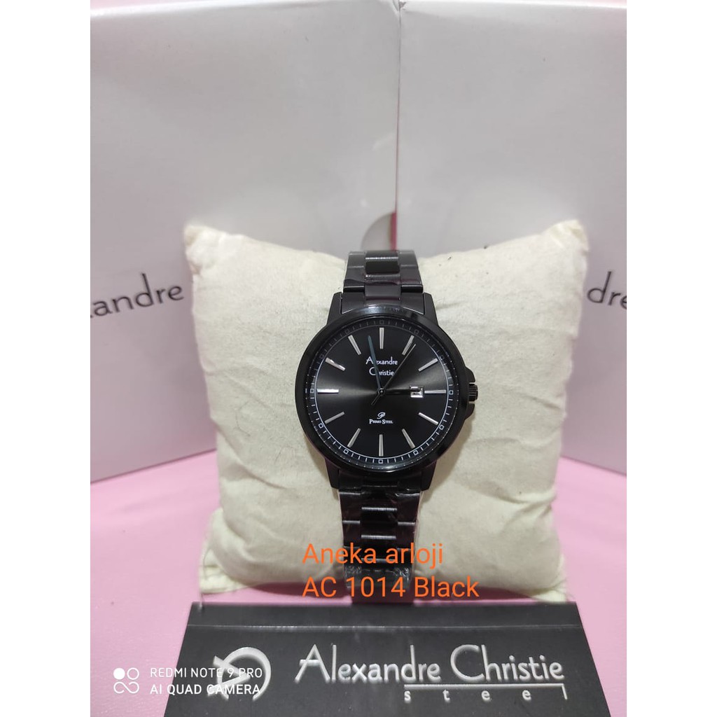 Jam Tangan Wanita Alexandre Christie AC 1014 / AC 1014 Full Black Original