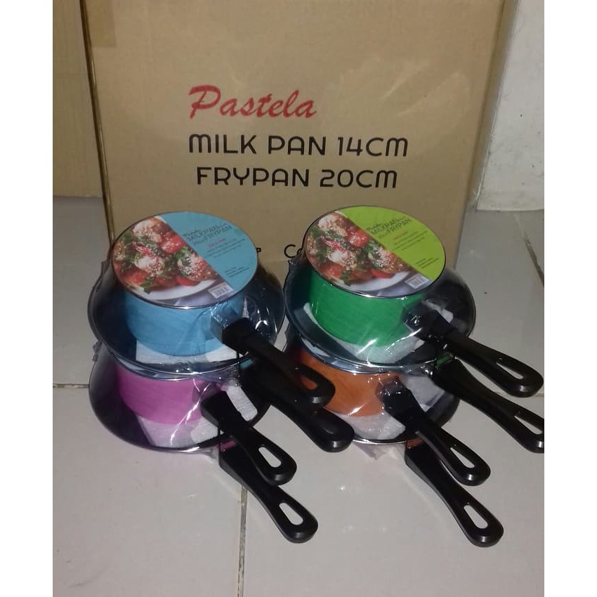 Fry Pan + Milk Pan Set Pastela Edition Maspion