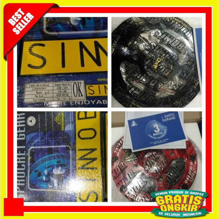DISKON GEAR SINNOB CBR150LOKAL/ALL NEW CB150R