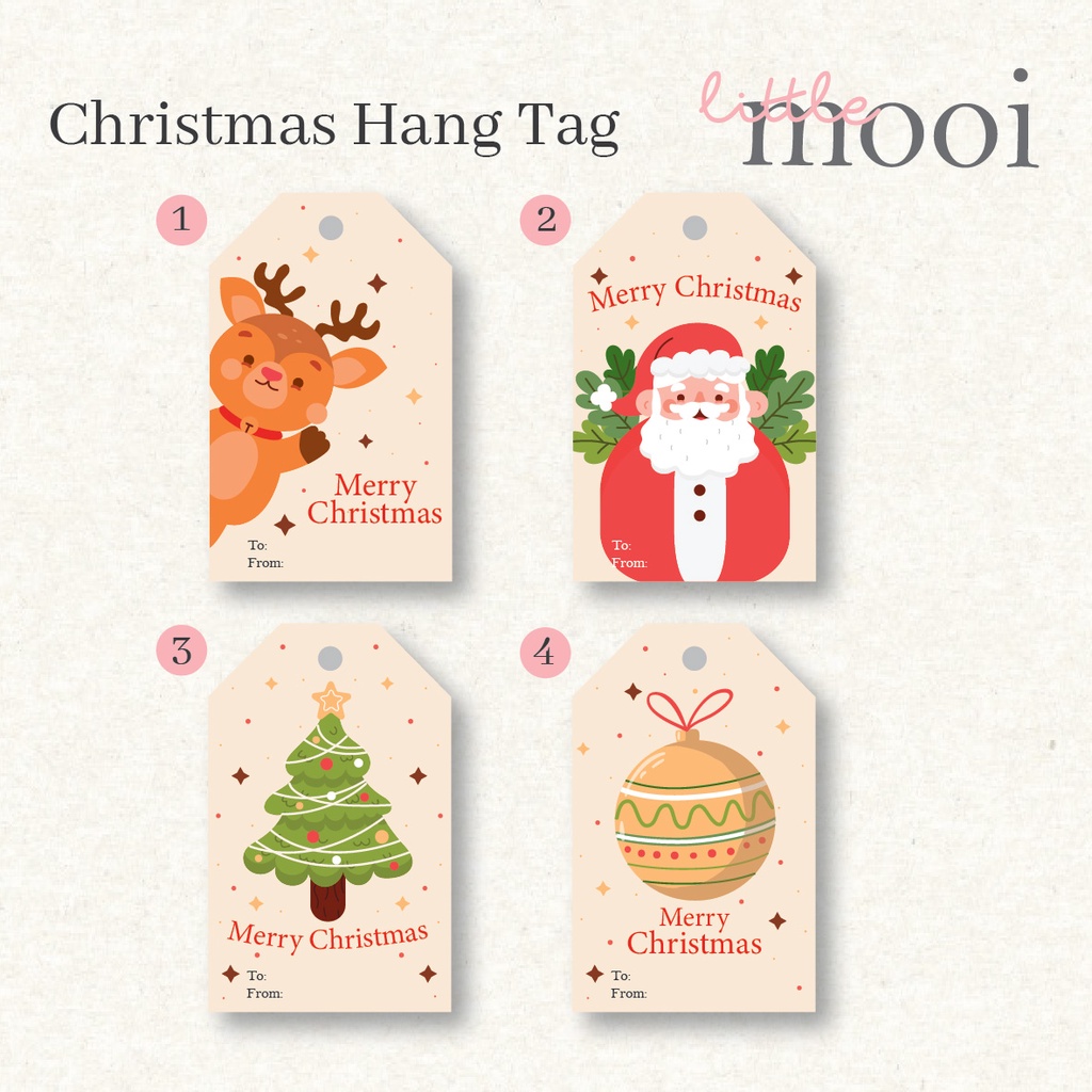 CHRISTMAS HANG TAG/ HANG TAG NATAL/ HANG TAG (MC02)