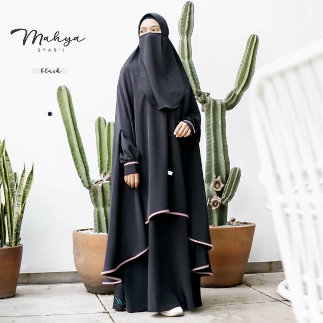 MAHYA DRESS SAYR'I BY SIMPLY HAPPY (BLACK)