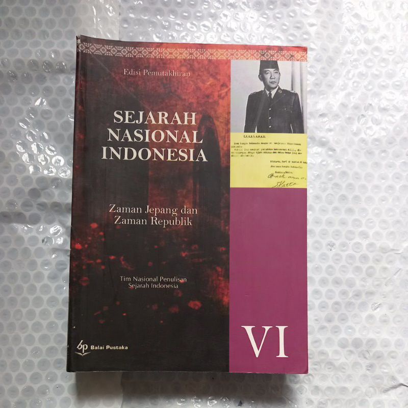 ORIGINAL SEJARAH NASIONAL INDONESIA  JILID 6