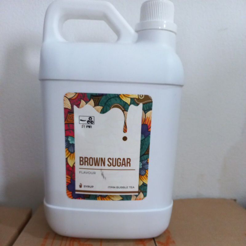 

PROMO Itpin SYRUP 2.5kg BROWN SUGAR FLAVOUR PREMIUM Sirup Gula Aren kental / encer 2000ml 2BSJ 2BSKJ