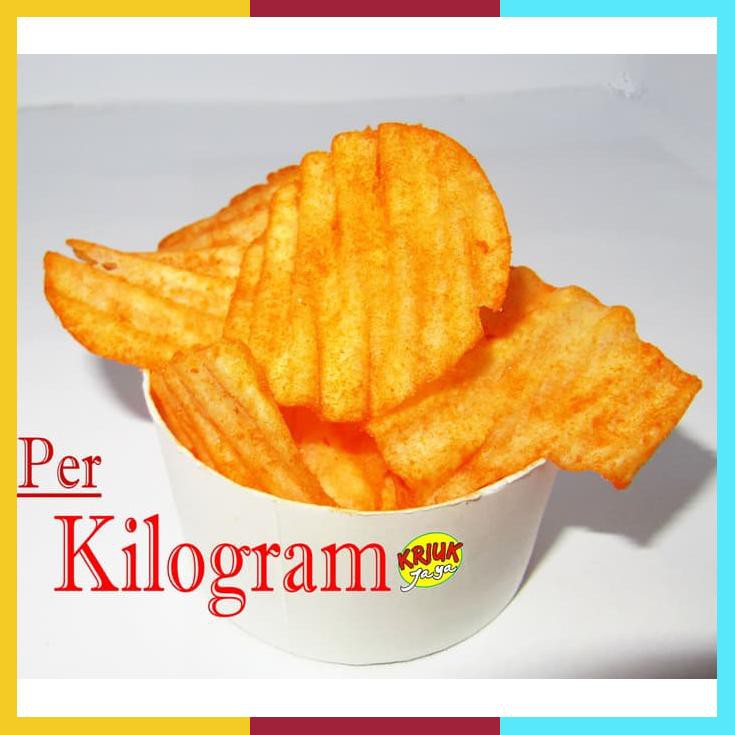 

Kripik Singkong Rasa Balado Kiloan / Curah